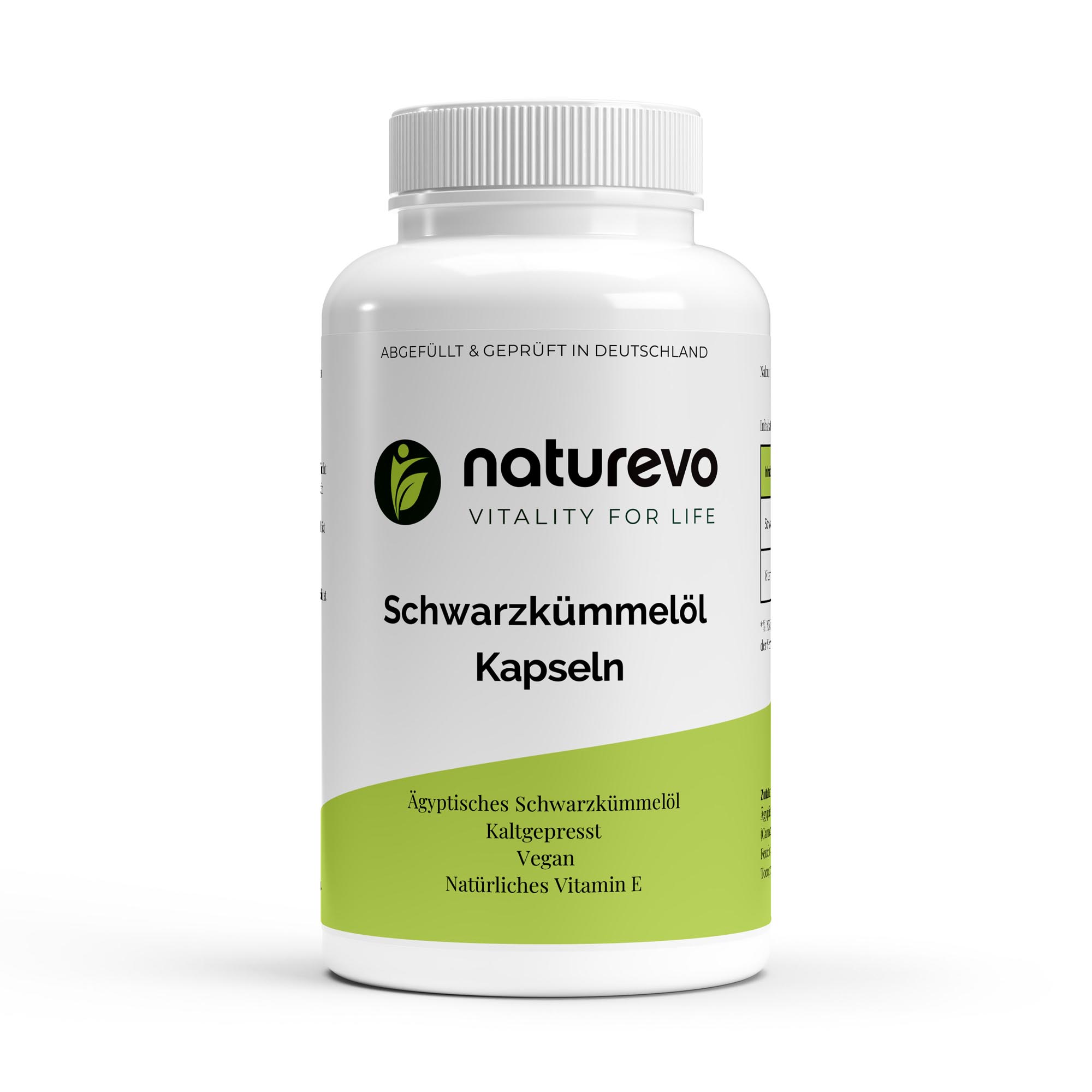 Ägyptisches Schwarzkümmelöl - 240 vegane Softgels