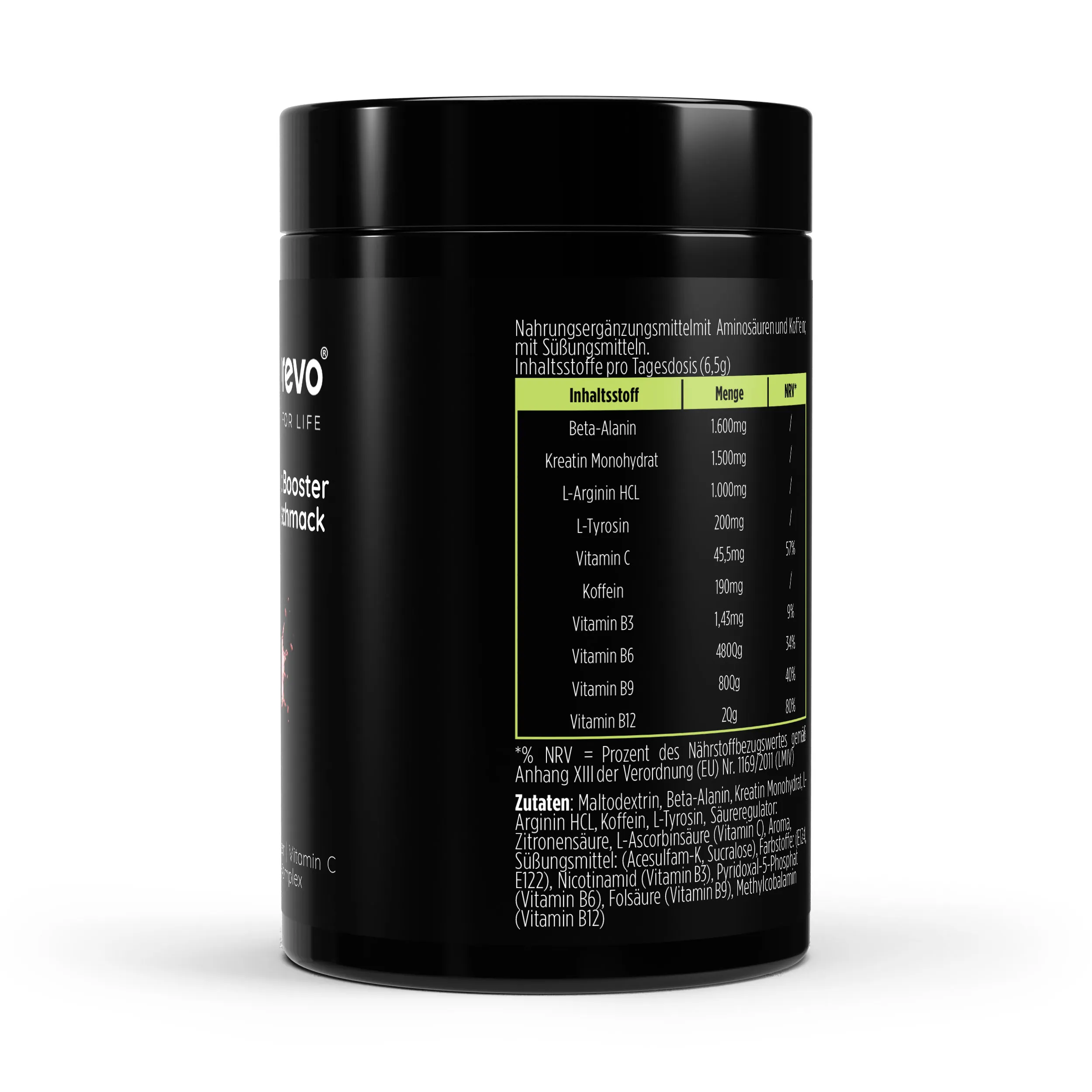 Pre-Workout Booster Himbeere - 520g