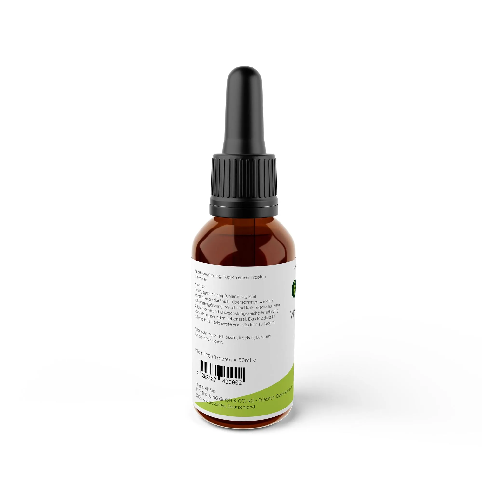 Vitamin D3 + K2 - 1.700 Tropfen (1.000 I.E.) - 50ml