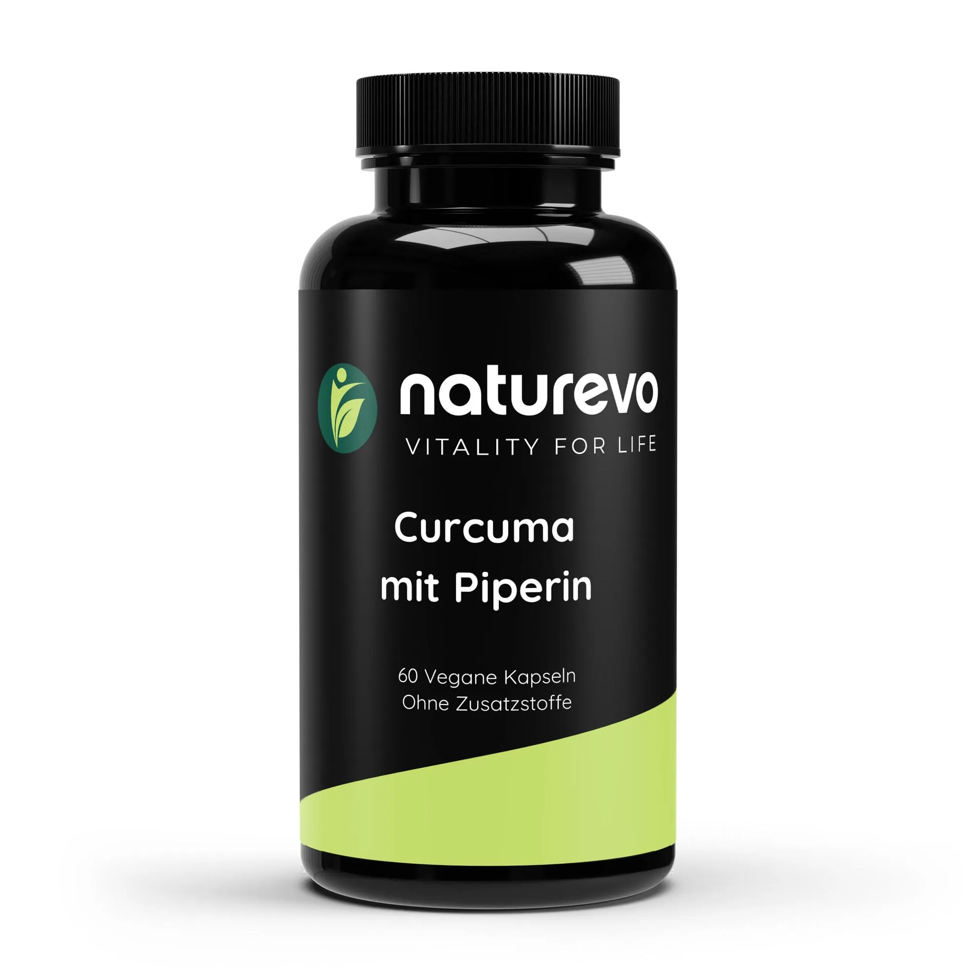 Kurkuma + Piperin - 60 Kapseln