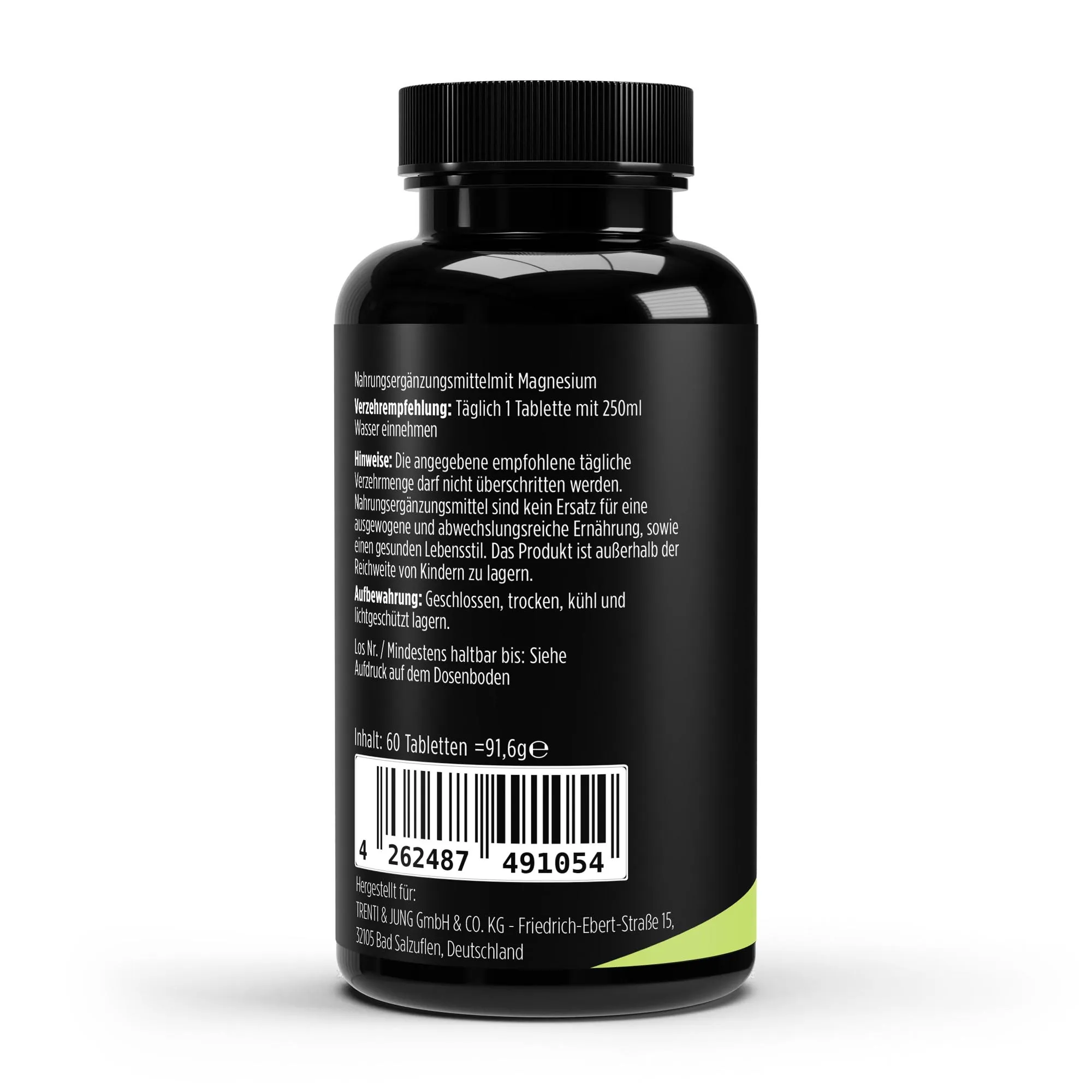 Magnesium 4fach Komplex - 60 vegane Tabletten