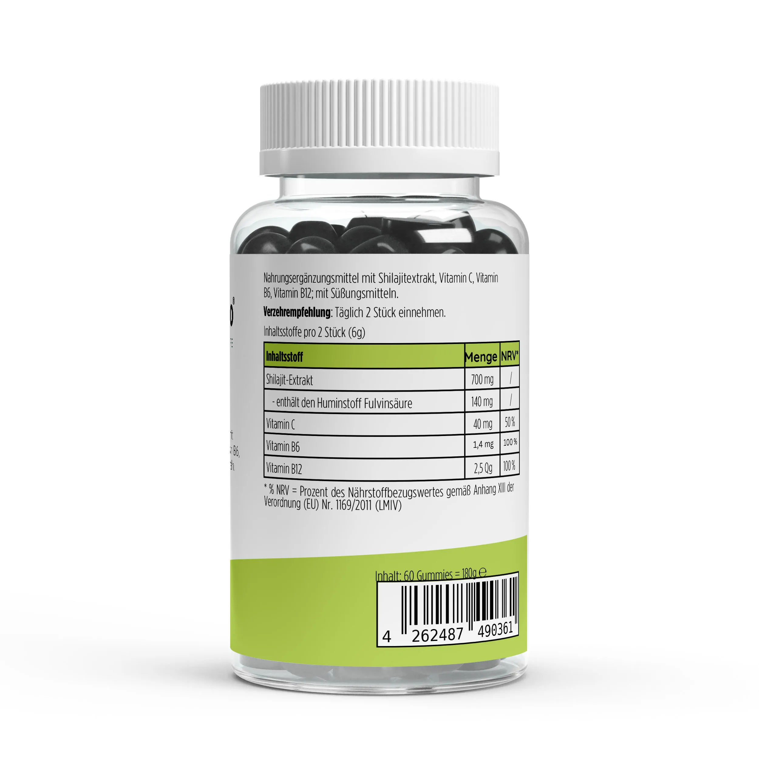 Shilajit Gummies + Vitamin C,B6, B12 - 60 Stk.