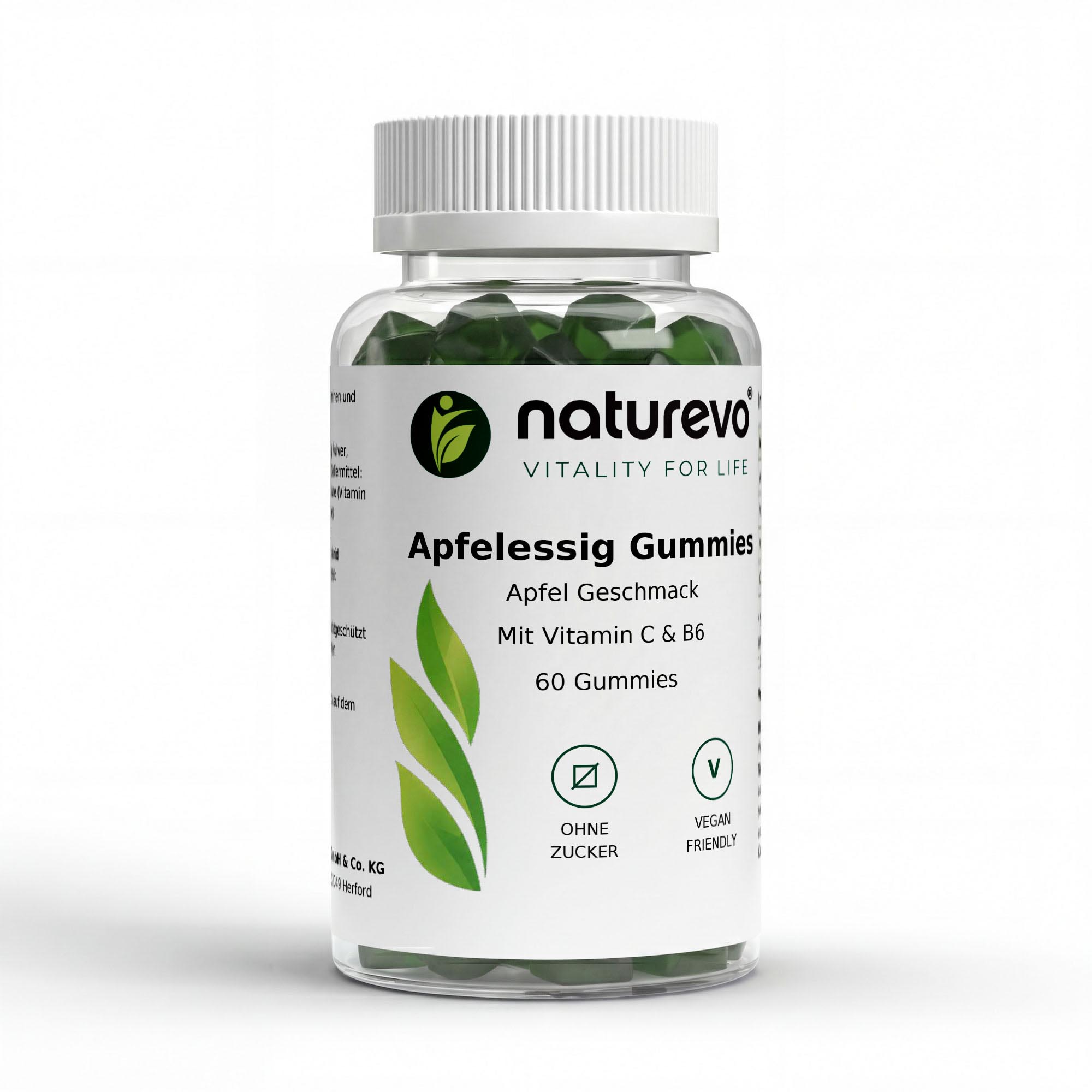 Apfelessig + C + B6 + Chrom Gummies - 60 Stk