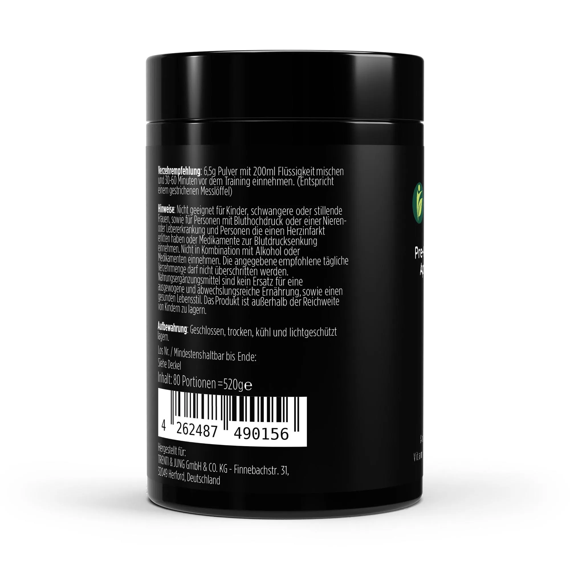 Pre-Workout Booster Apfel - 520g