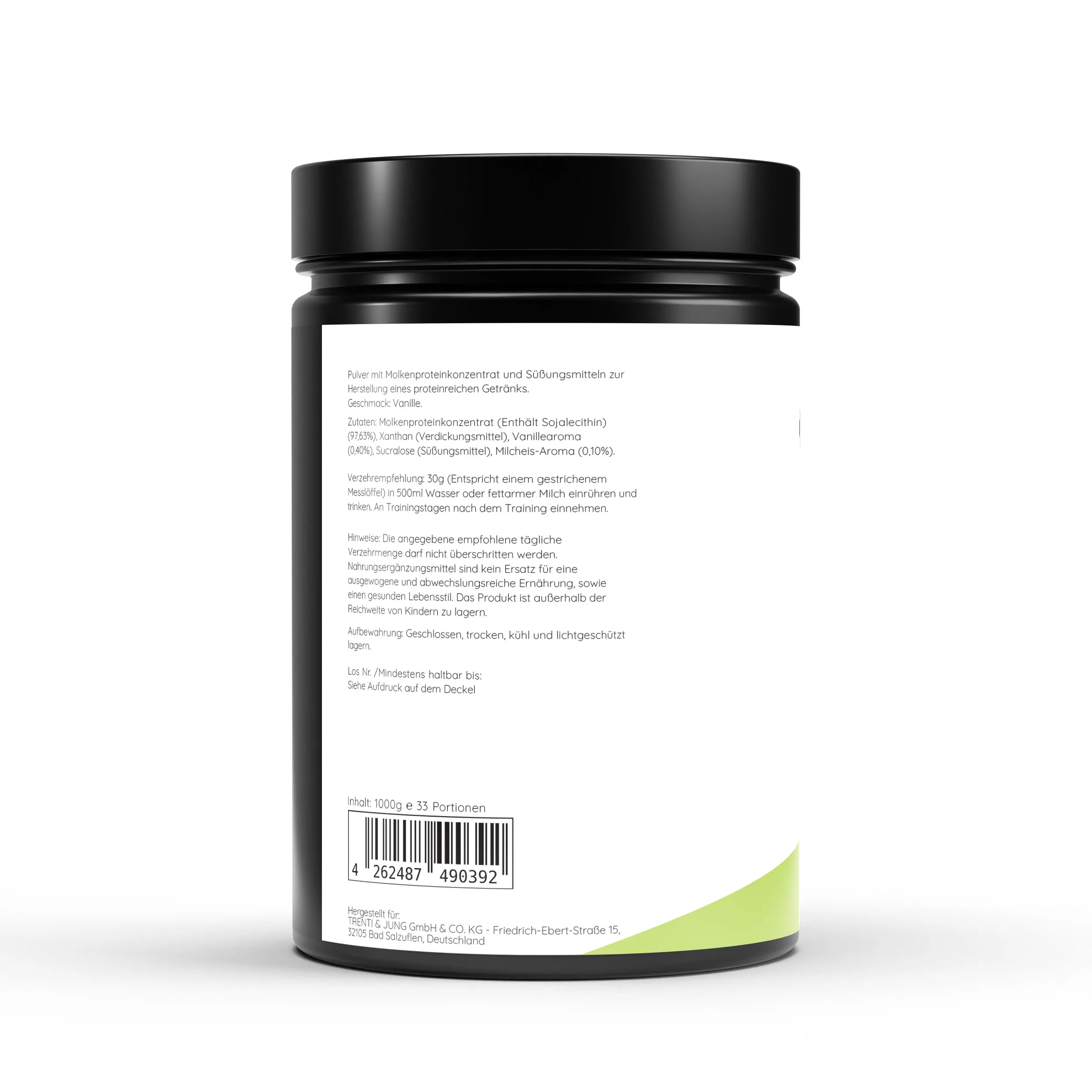 Premium Whey Protein Vanille - 1.000g