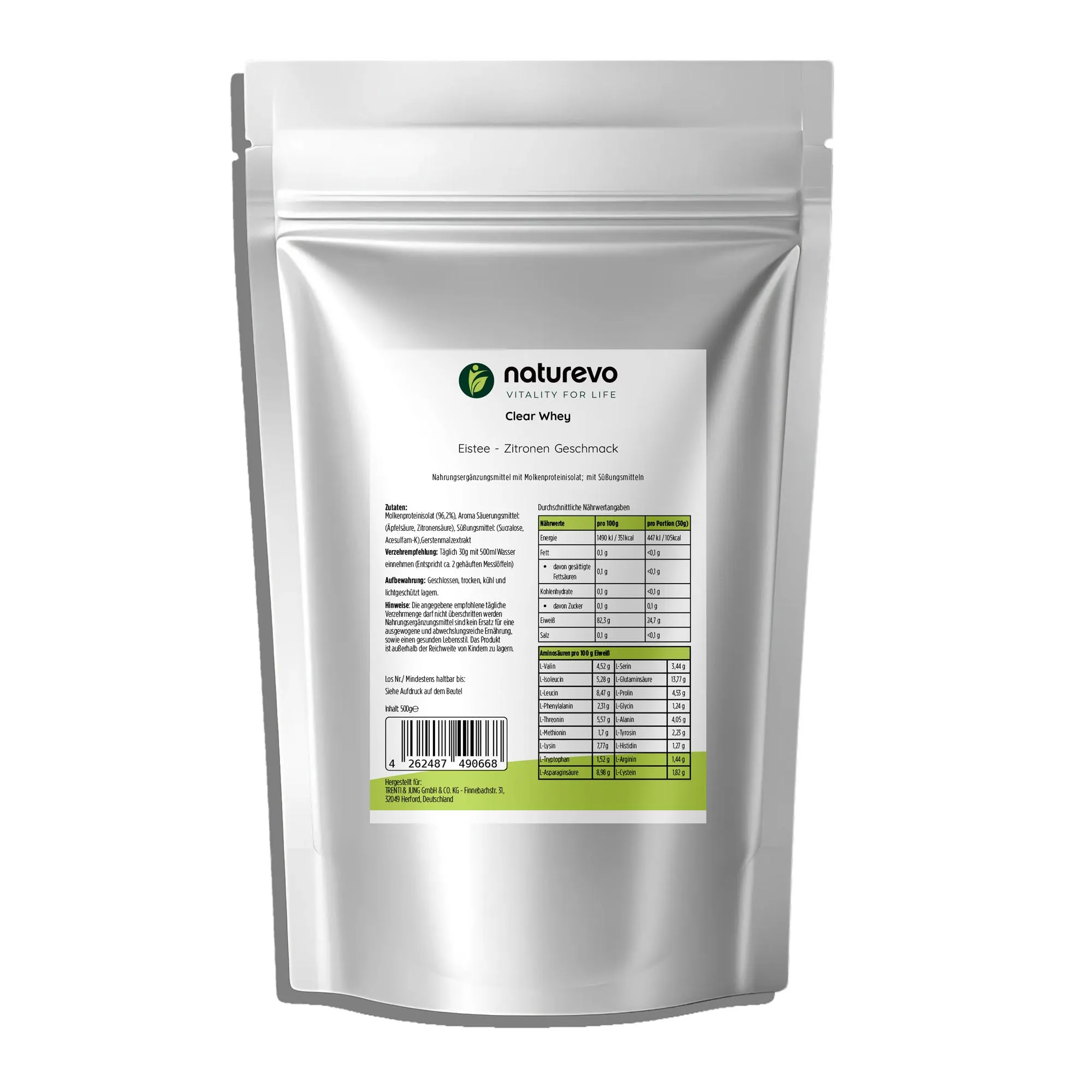 Clear Whey Protein Eistee Zitrone - 500g