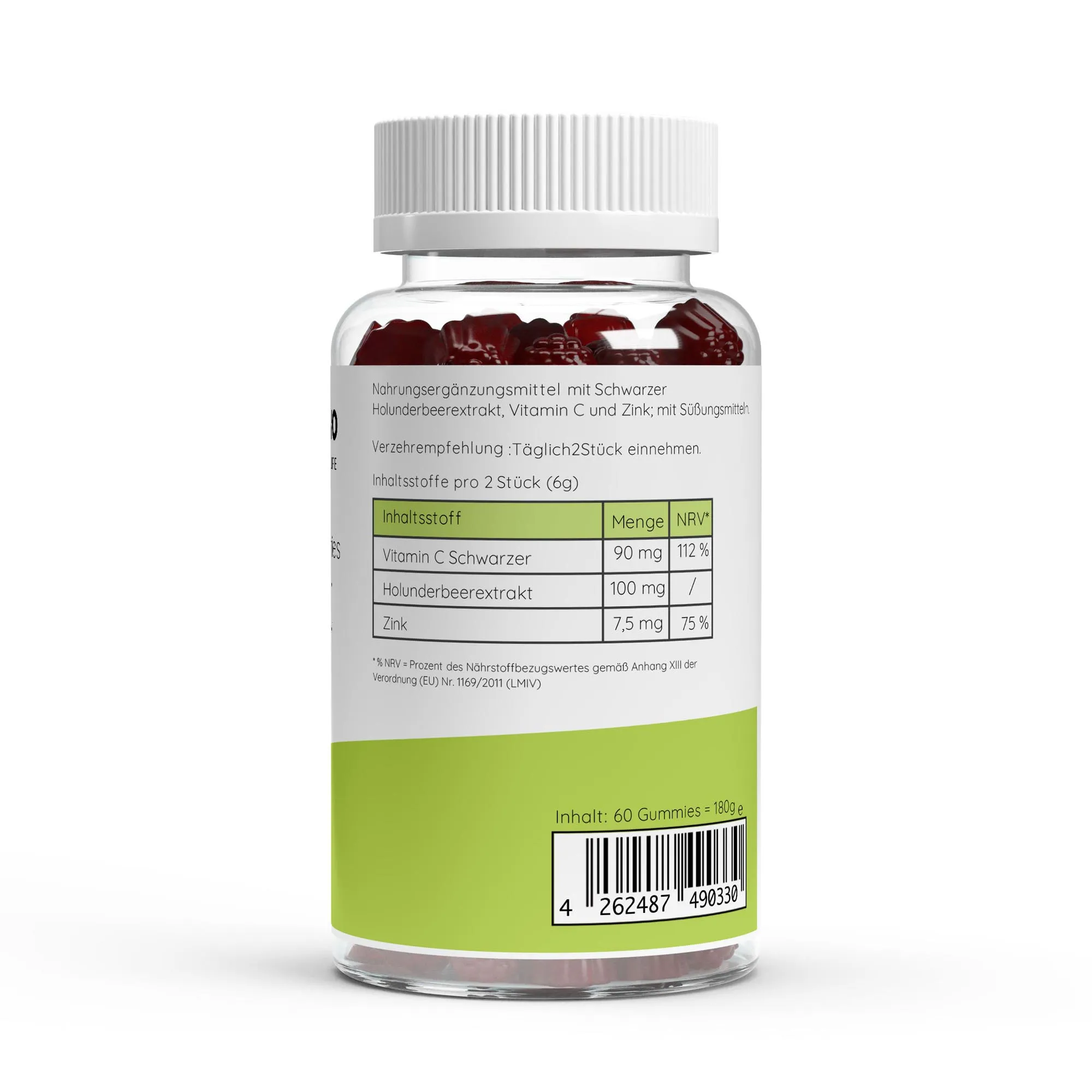 Elderberry + Vitamin C + Zink Gummies - 60 Stk.