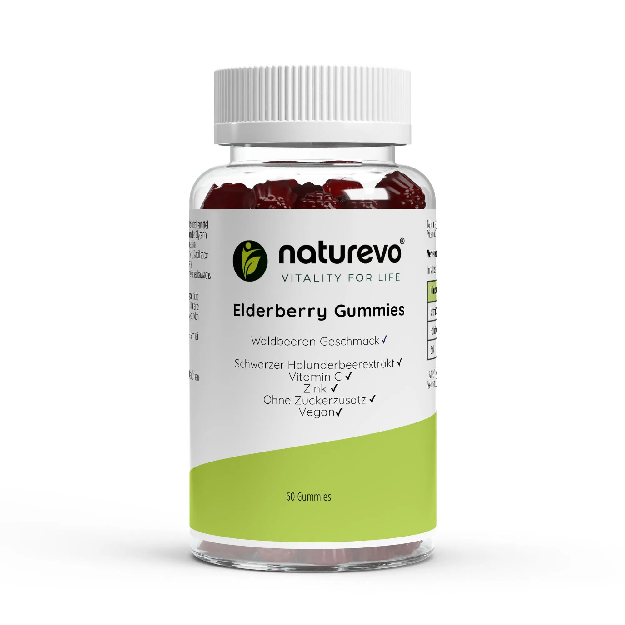 Elderberry + Vitamin C + Zink Gummies - 60 Stk.