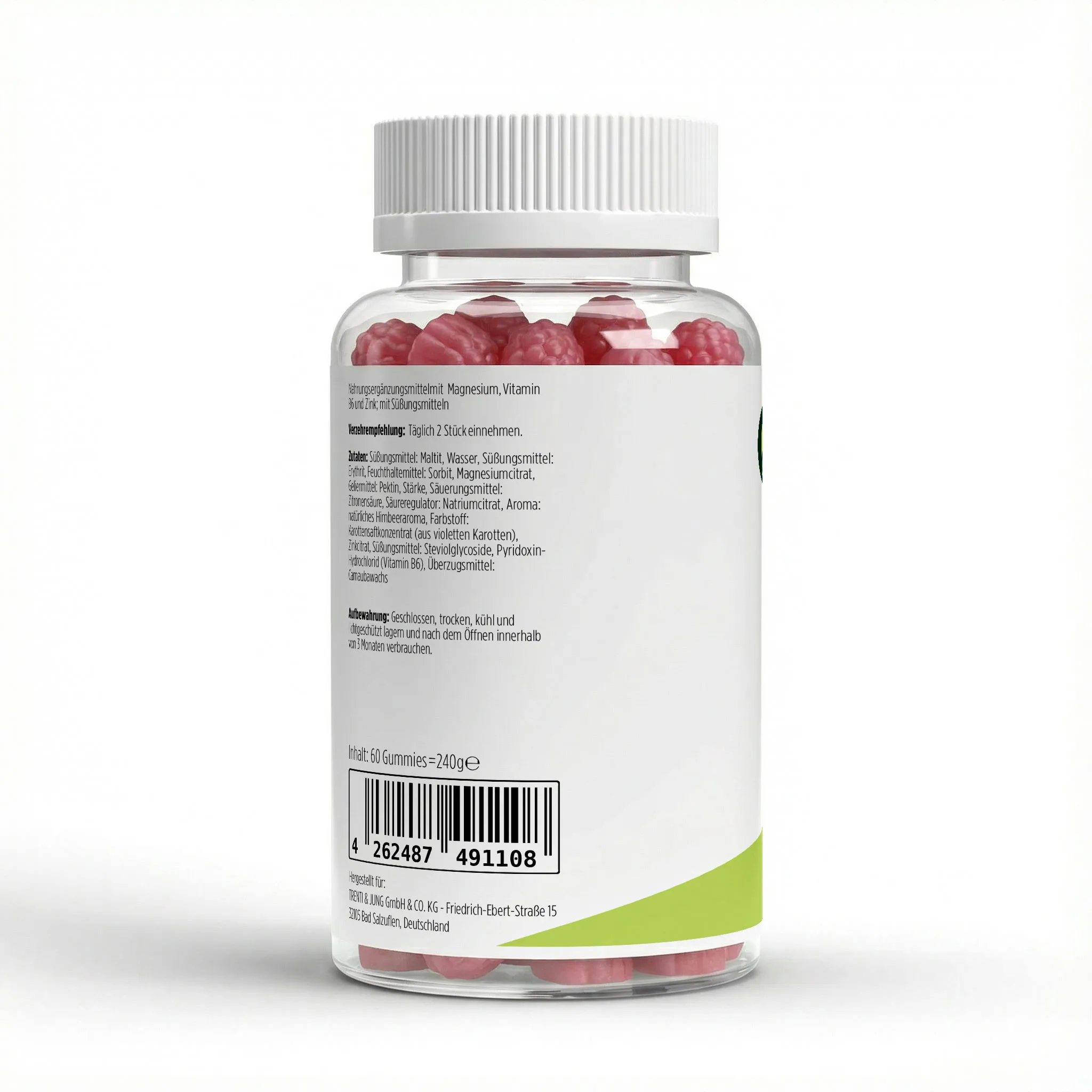 Magnesium + Zink + B6 Gummies - 60 Stk.