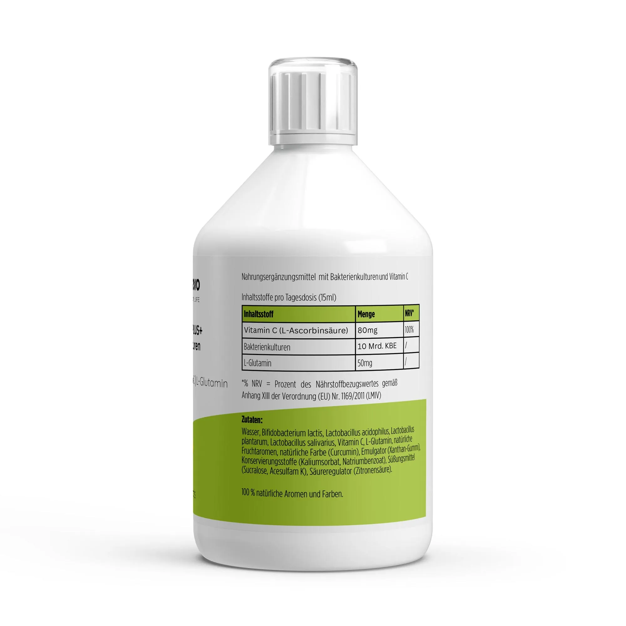Vita Balance PLUS+ Bakterienkulturen - 33 vegane Lemon Shots - 500ml