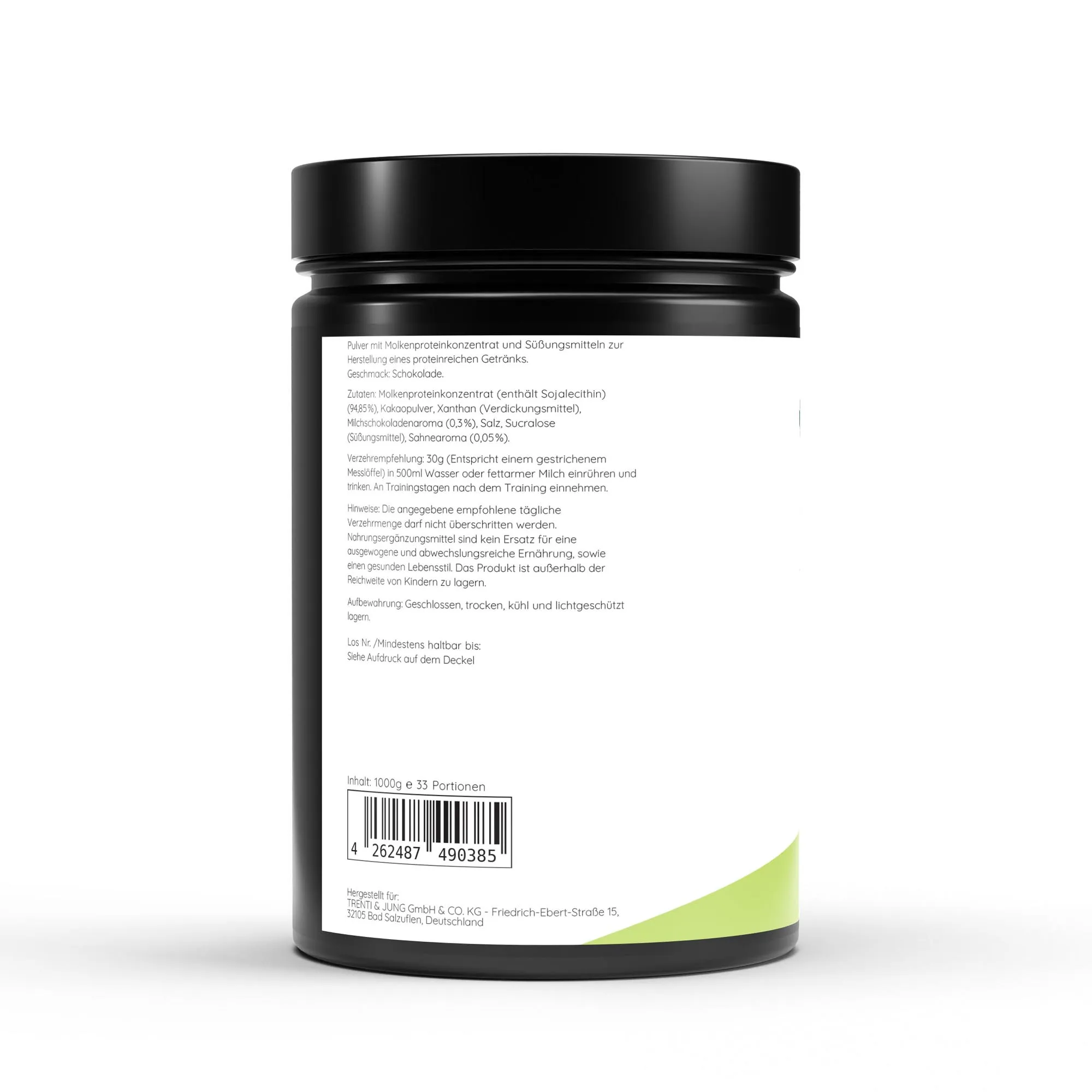 Premium Whey Protein Schokolade - 1.000g