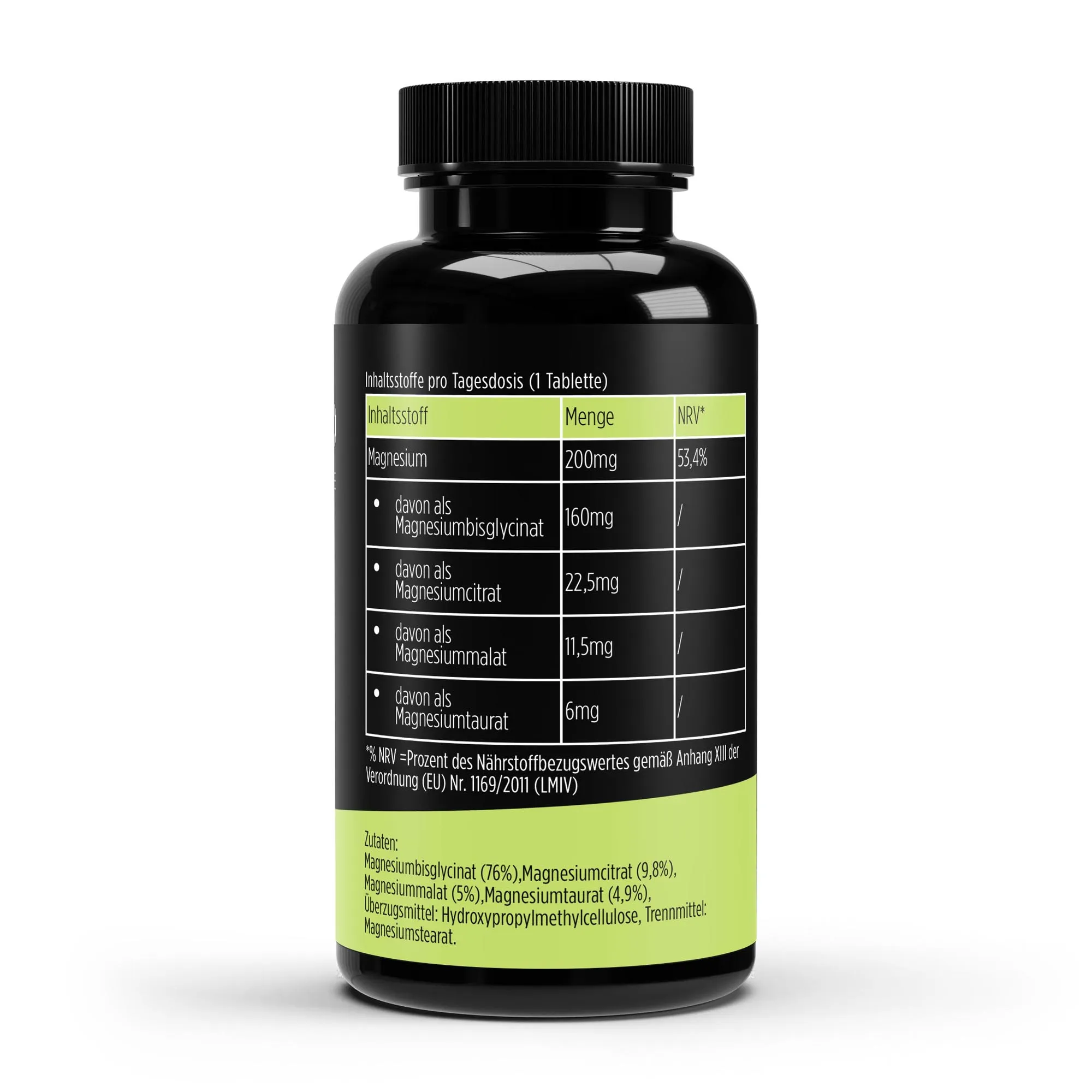 Magnesium 4fach Komplex - 60 vegane Tabletten